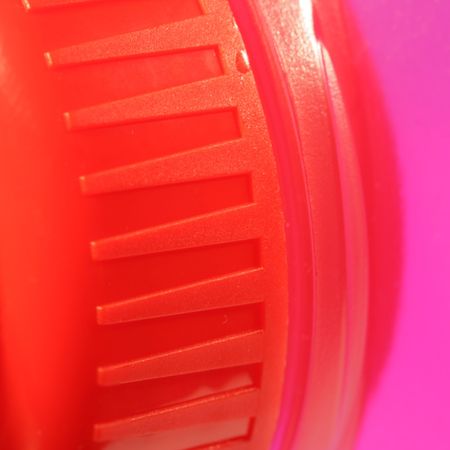 Abstract background (close-up of a lid of a plastic bottle)の写真素材
