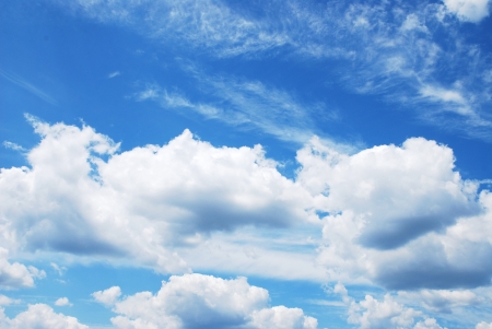 sky with cloudsの写真素材