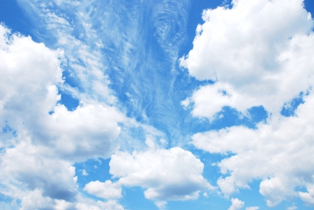 sky with cloudsの写真素材