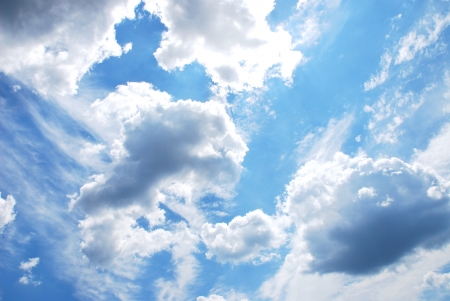 sky with cloudsの写真素材