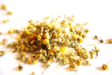 Dried chamomileの写真素材