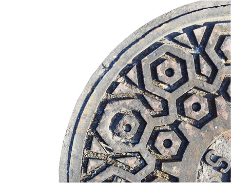                       	isolated manhole         の写真素材