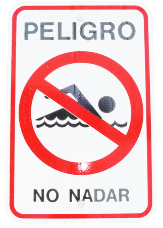 No diving signの写真素材