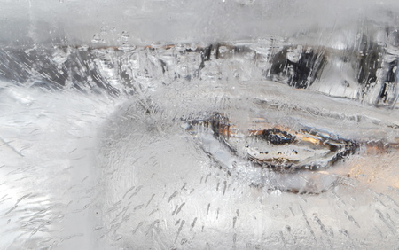 Abstract ice texture