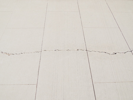 broken stone walkwayの写真素材