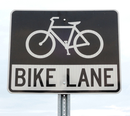 bicycle signの写真素材