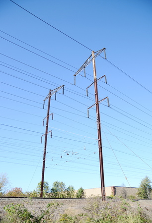 power linesの写真素材