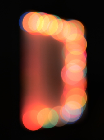 Blurred lights abstract color backgroundの写真素材
