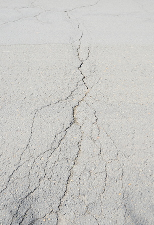 cracked asphaltの写真素材