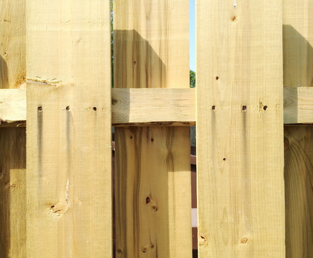 wood fenceの写真素材