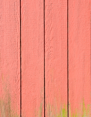 red wood fenceの写真素材
