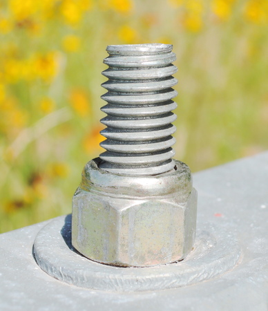 bolt with nutの写真素材