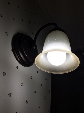 Indoor light lampの写真素材