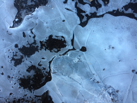 Frozen iceの写真素材