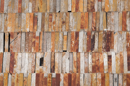 Chevron old dirty parquet seamless floor textureの写真素材