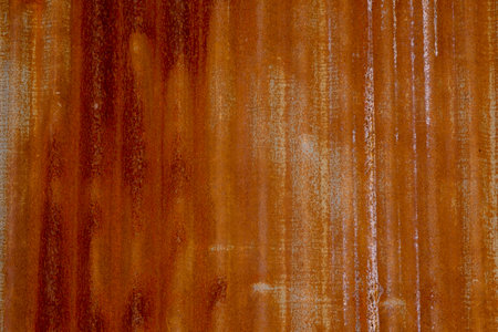 Old Rusted galvanized iron plate for background and textureの写真素材