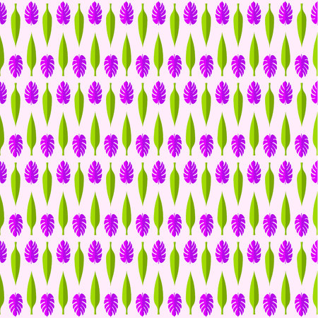 Leaves of Flower Abstract Pattern Seamlessのイラスト素材