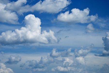 Cloudy skyの写真素材