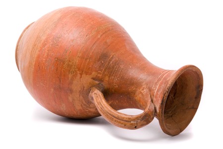 Jug on white backgroundの写真素材
