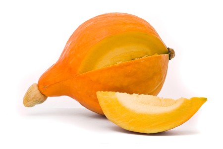Pumpkin on a white backgroundの写真素材