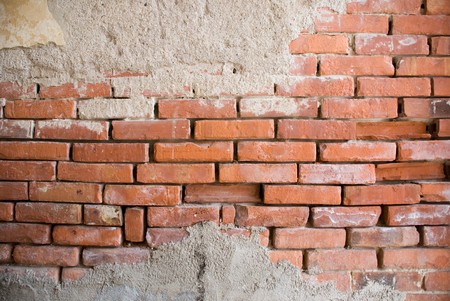 Bricks wall backgroundの写真素材