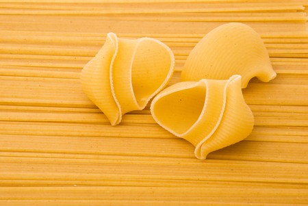 Raw pasta backgroundの写真素材