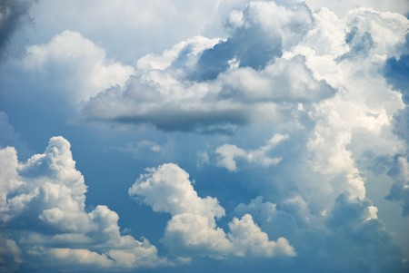 Cloudy skyの写真素材