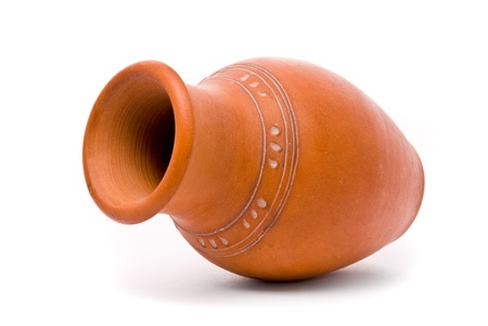 Jug on white backgroundの写真素材