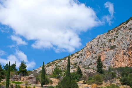 Beautiful mountain landscapeの写真素材