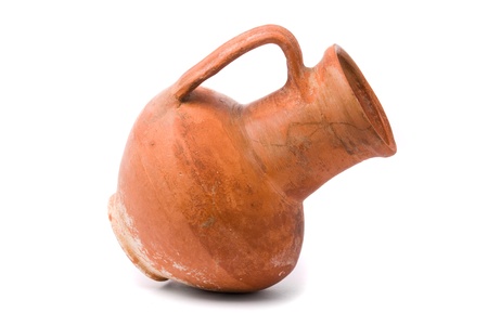 Jug on white backgroundの写真素材
