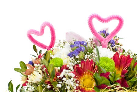 Magnificent bouquet on a whiteの写真素材