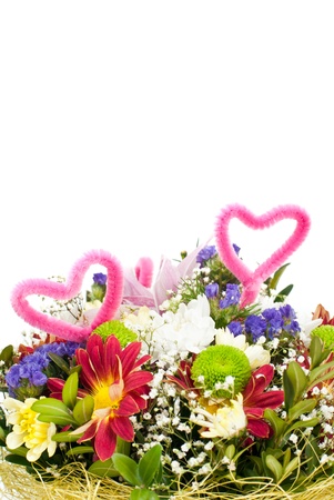 Magnificent bouquet on a whiteの写真素材