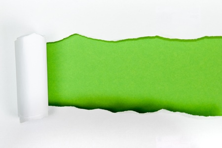 Torn paper with space for your messageの写真素材