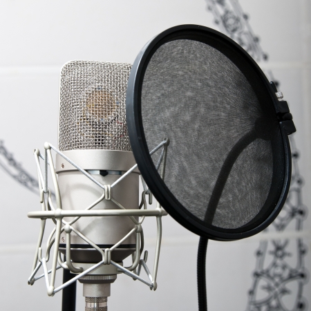 Studio microphone の写真素材