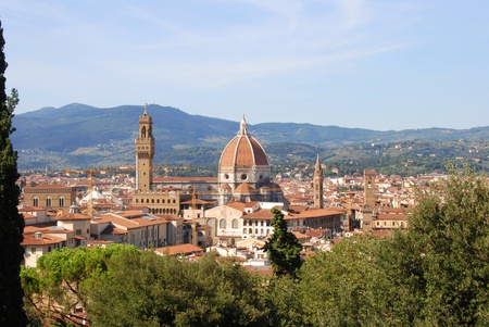 Panaromic view of Duomo di Firenzeのeditorial素材