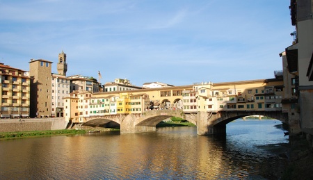 Beautiful view of Ponte Vecchioのeditorial素材