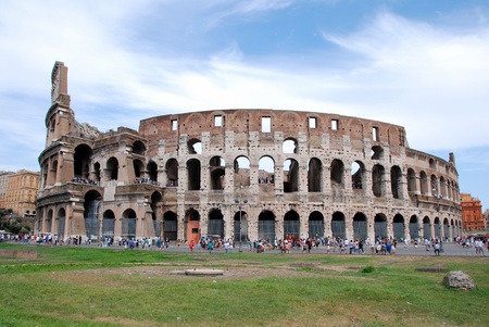 Panaromic view of the great Colosseumのeditorial素材