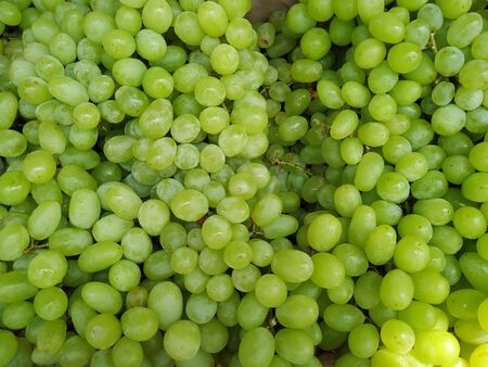 Green Grapes Closeup Stock Photo.this photo is taken by vishal singhの写真素材