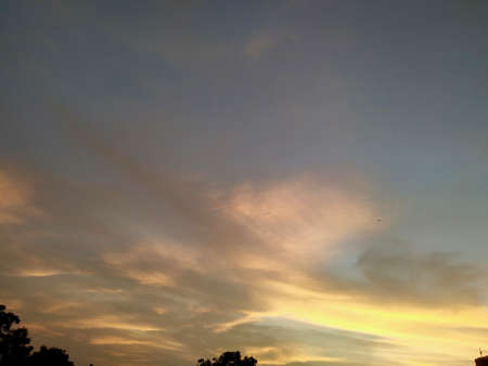 Dramatic Evening View stock photos. This photo is taken in india.の写真素材