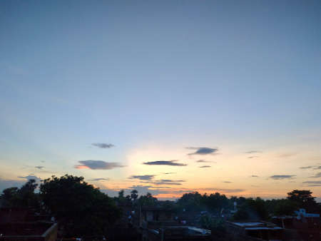 Dramatic Evening View stock photos. This photo is taken in india.の写真素材