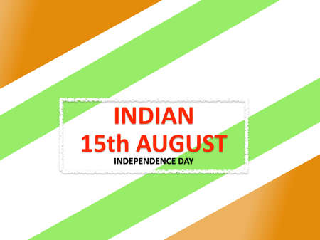 15th august india Independence day celebrations. This is design by vishal singhの写真素材