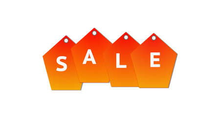 SALE BANNER Red AND Yellow stock photos. This is design by vishal singhの写真素材