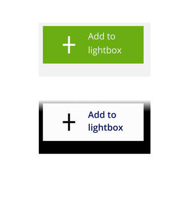 Modern set of add to lightbox buttons.の写真素材