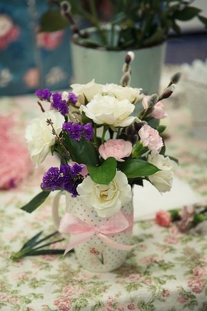 Bouquets of flower arrangementsの写真素材
