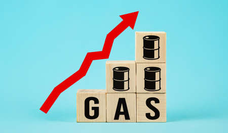 The Oil Crisis Graph UP. Increasing oil stock price. Rising oil prices. Graph of rising oil prices, barrels, graphs of high energy prices rising. Brent oil market economy The concept of a fuel crisisの写真素材