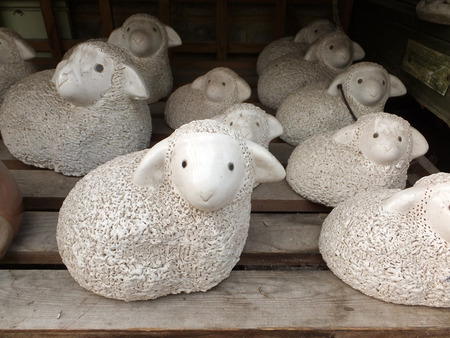 Sheep ornamentsの写真素材