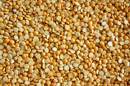 Yellow Split Pea Background Texture