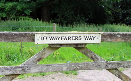 A sign to the Wayfarer's Way