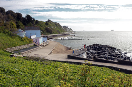 Wheeler's Bay, Ventnor. 12th May 2021. Ventnor, Isle of Wight, England.のeditorial素材