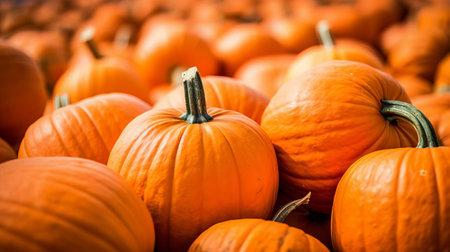 pile of orange pumpkinsの素材
